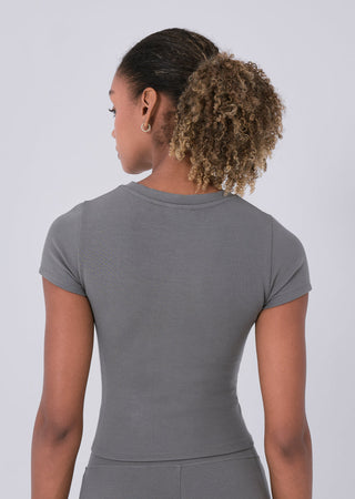 Effortless Tee Pebble Grey