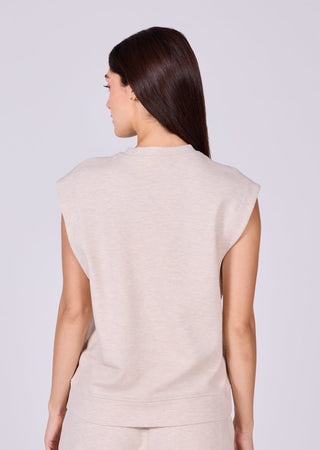 Women's Boxy Tee Oatmeal Heather