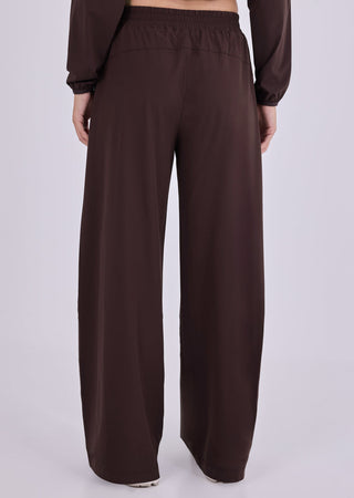 Women's Wide Leg Pant Dark Cocoa
