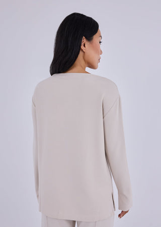 Women's Long Sleeve Top Bone