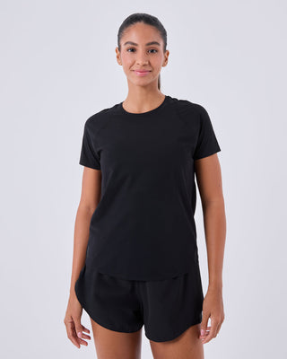 Women's Cap Sleeve Top Black