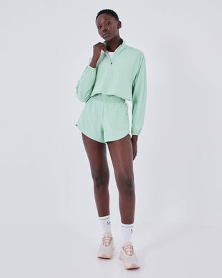 Women's Half-Zip JACKET & Shorts Fresh Mint Set