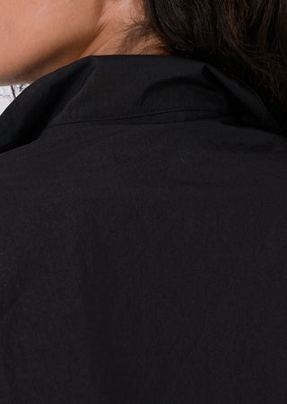 Womens Ripstop Zip Through Jacket Black