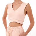 L'COUTURE Bottoms All-Around Lounge Short Rose