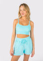 L'COUTURE Bralette SoCal Sorbet Terry Bralette Blue