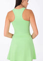 L'COUTURE Club LC Cropped Tank Lime Green
