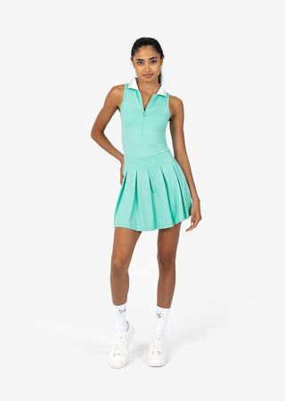 L'COUTURE Club LC Vintage Pleated Dress Mint