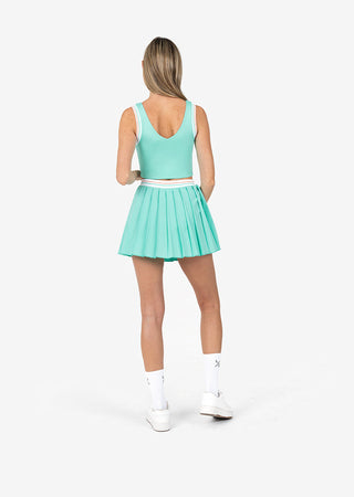 L'COUTURE Club LC Vintage Pleated Skirt Mint