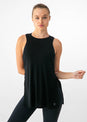 L'COUTURE Elevate Lounge Long Tank Black