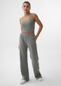 L'COUTURE Elevate Rib Tank Green