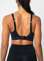 L'COUTURE Elevate Touch Cross Hook Bra Black