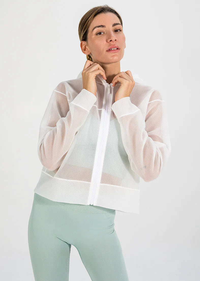 L'COUTURE Jackets Elevate Spacer Jacket White