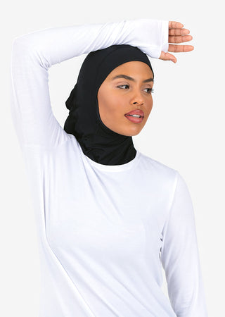 L'COUTURE Long Sleeve Tops Elevate Aloe Long Sleeve Top White