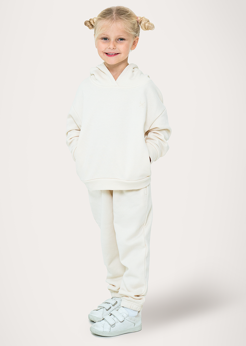 L'COUTURE Mini Bottoms Life Lounge Mini Oversized Jogger Eggnog