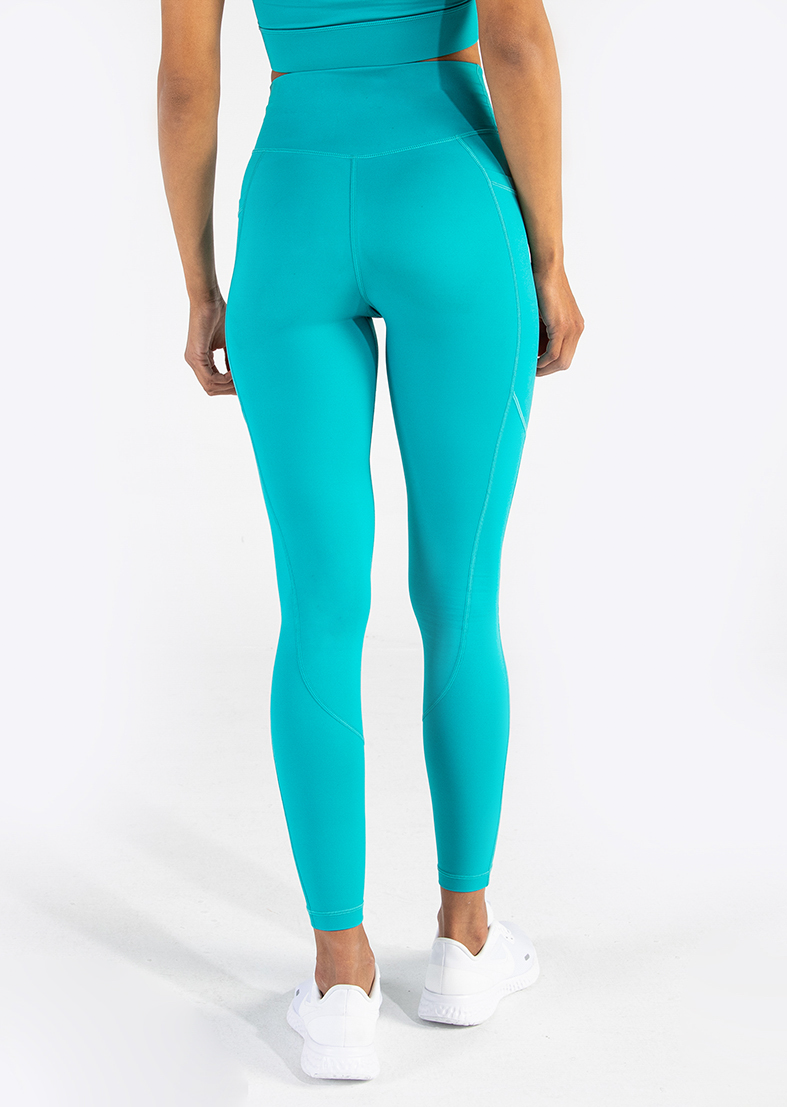 L'COUTURE Revive Cross Front Legging Veridian Green