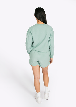 L'COUTURE Revive Lounge Sweat Top Sage