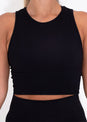 L'COUTURE Serenity Seamless Tank Black