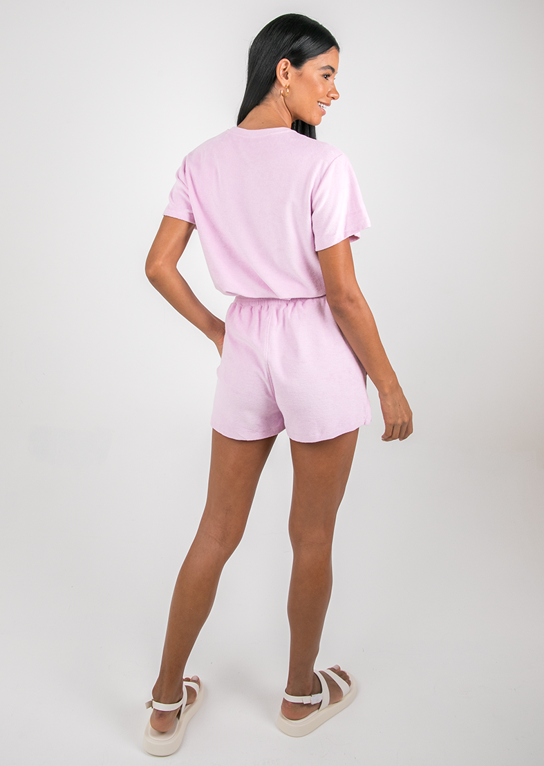L'COUTURE Shorts SoCal Sorbet Terry Short Lilac