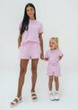 L'COUTURE Shorts SoCal Sorbet Terry Short Lilac