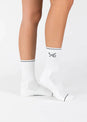 L'COUTURE Socks Club LC Socks White