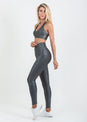 L'COUTURE Sports Bras Glow High Waist Legging Stormy Grey