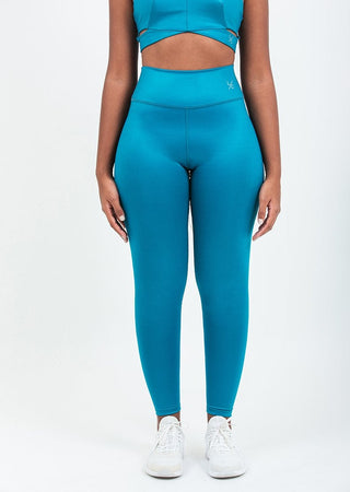 L'COUTURE Sports Bras Glow High Waist Legging Tahitian Blue