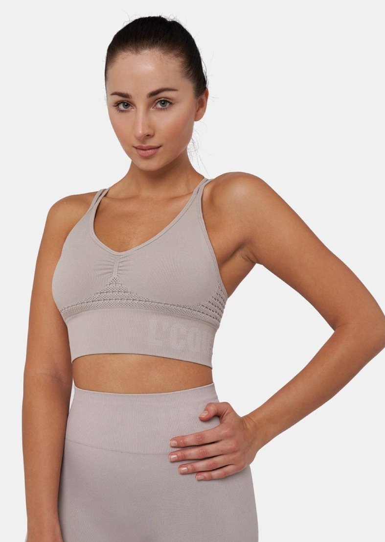 L'Couture Sports Bras Serenity Seamless Bralette Mid Cool Grey