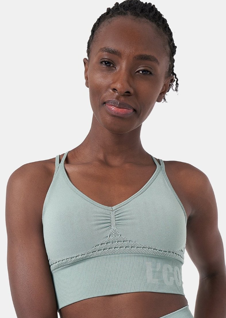 L'Couture Sports Bras Serenity Seamless Bralette Mindful Green