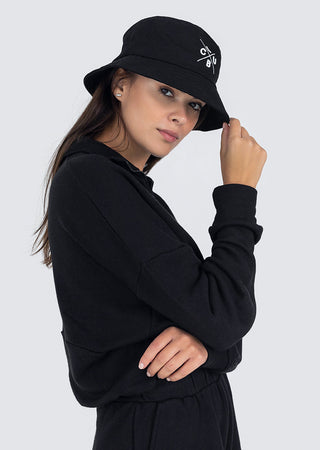 L'COUTURE Sweatshirts Club LC Half Zip Sweatshirt Black