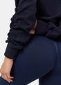 L'COUTURE Sweatshirts Serenity 1/2 Zip Cotton Pullover French Navy