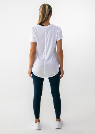 L'COUTURE Tops Elevate Slouch Tee White