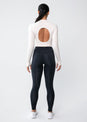 L’COUTURE Tops Serenity Seamless Long Sleeve Crop Fresh Cream
